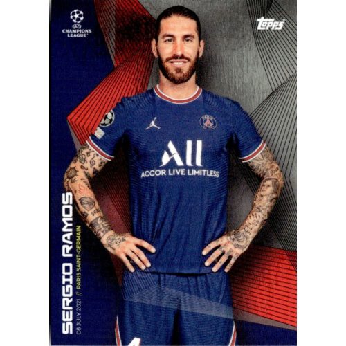 2021 Topps UEFA Champions League Summer Signings  #SR Sergio Ramos