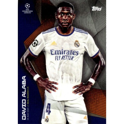 2021 Topps UEFA Champions League Summer Signings  #DA David Alaba