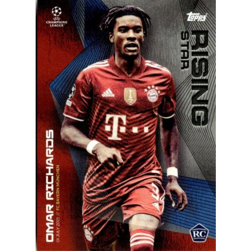 2021 Topps UEFA Champions League Summer Signings Rising Star #OR Omar Richards