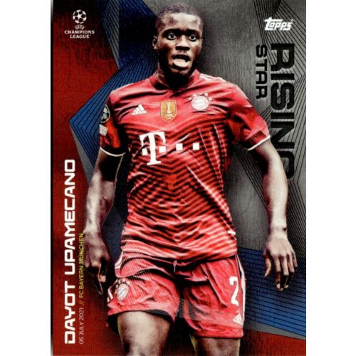 2021 Topps UEFA Champions League Summer Signings Rising Star #DU Dayot Upamecano