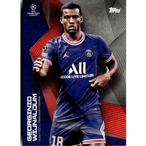 2021 Topps UEFA Champions League Summer Signings  #GW Georginio Wijnaldum