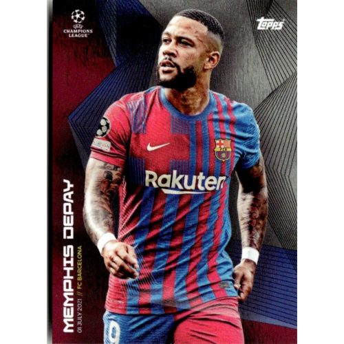 2021 Topps UEFA Champions League Summer Signings  #MD Memphis Depay