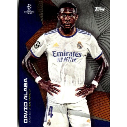 2021 Topps UEFA Champions League Summer Signings  #DA David Alaba