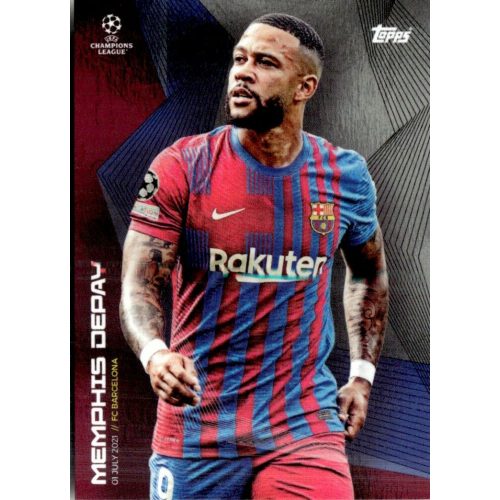 2021 Topps UEFA Champions League Summer Signings  #MD Memphis Depay