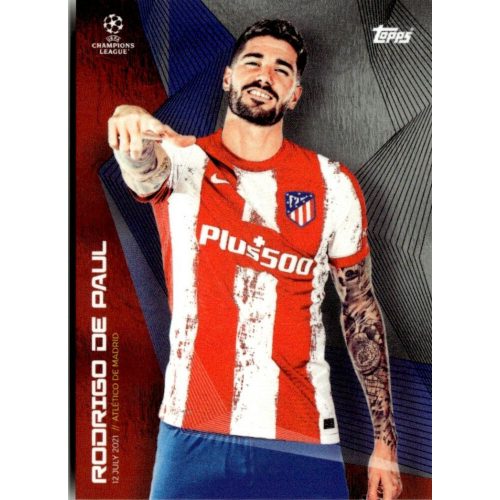 2021 Topps UEFA Champions League Summer Signings  #RDP Rodrigo De Paul