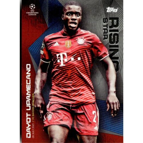 2021 Topps UEFA Champions League Summer Signings Rising Star #DU Dayot Upamecano