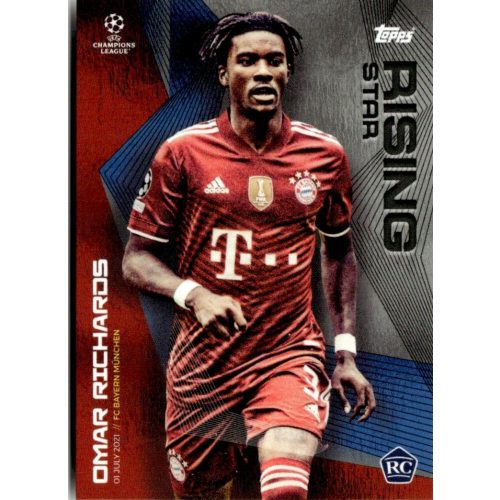 2021 Topps UEFA Champions League Summer Signings Rising Star #OR Omar Richards