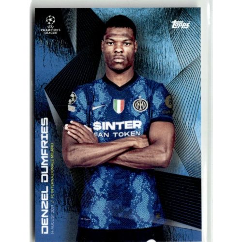 2021 Topps UEFA Champions League Summer Signings Blue  #DD Denzel Dumfries 21/49