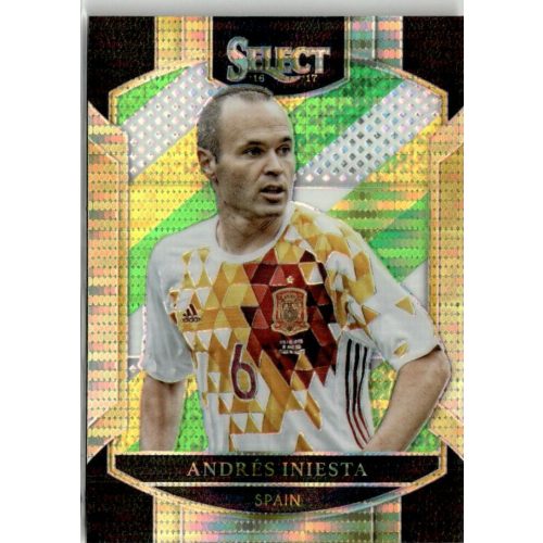 2016-17 Panini Select Terrace Multi-Color Prizm #18 Andres Iniesta