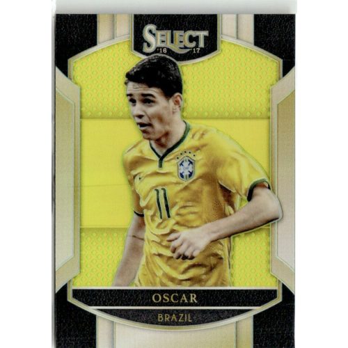 2016-17 Panini Select Terrace Neon Yellow Prizm #39 Oscar 012/125