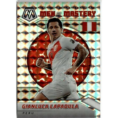 2018-19 Panini Mosaic Road to FIFA World Cup International Men of Mastery Mosaic Refractor #11 Gianluca Lapadula 