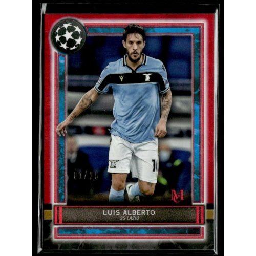 2018-19 Topps Museum Collection UEFA Champions League Ruby #21 Luis Alberto 01/25