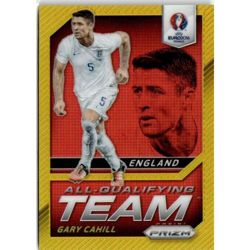 2020-21 Panini UEFA Euro Prizm All-Qualifying Team Gold #3 Gary Cahill 01/10