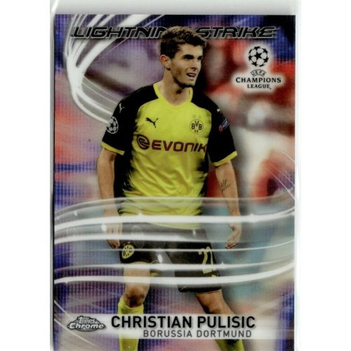 2017-18 Topps Chrome UEFA Champions League Lightning Strike  #LS-CP Christian Pulisic