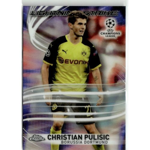 2017-18 Topps Chrome UEFA Champions League Lightning Strike  #LS-CP Christian Pulisic