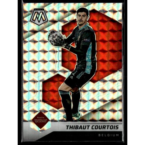 2021 Panini Mosaic Road to FIFA World Cup Mosaic Refractor #188 Thibaut Courtois