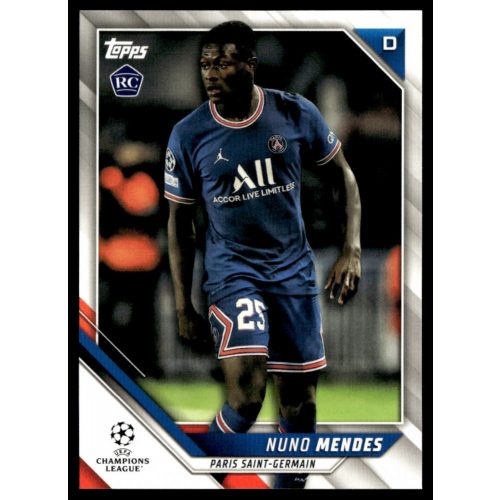 2021 Topps UEFA Champions League  #126 Nuno Mendes