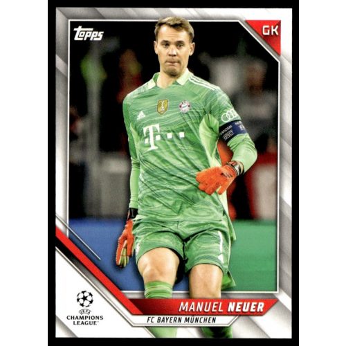 2021 Topps UEFA Champions League  #159 Manuel Neuer