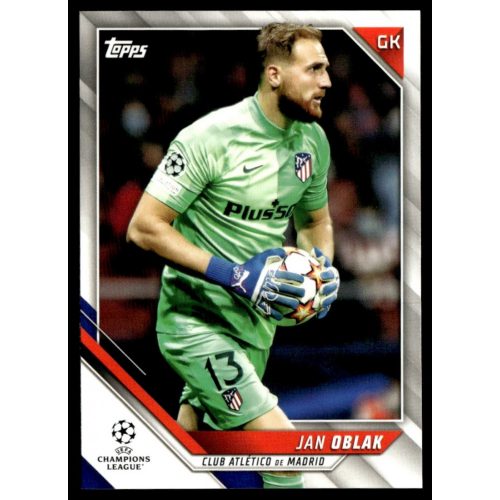 2021 Topps UEFA Champions League  #67 Jan Oblak