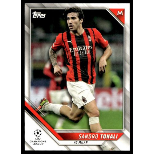 2021 Topps UEFA Champions League  #165 Sandro Tonali