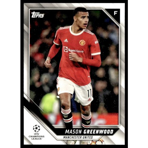 2021 Topps UEFA Champions League  #198 Mason Greenwood