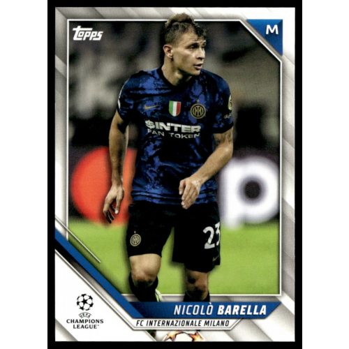 2021 Topps UEFA Champions League  #17 Nicolo Barella