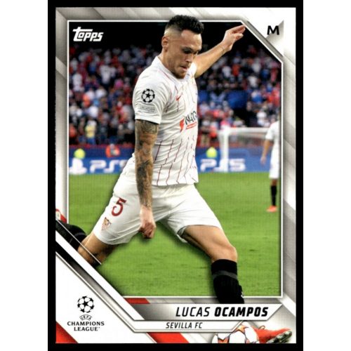 2021 Topps UEFA Champions League  #130 Lucas Ocampos