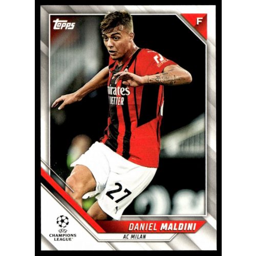 2021 Topps UEFA Champions League  #179 Daniel Maldini