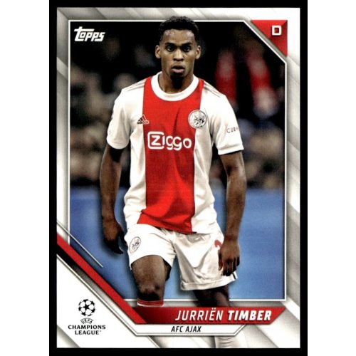 2021 Topps UEFA Champions League  #98 Jurrien Timber