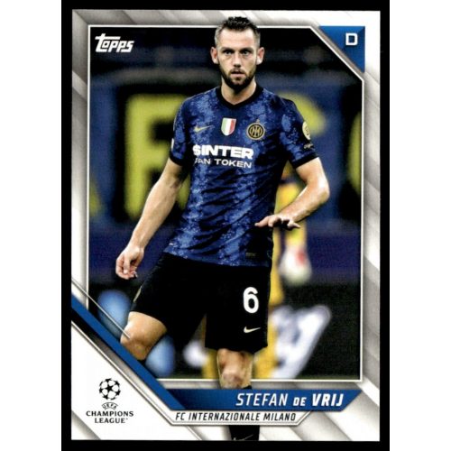 2021 Topps UEFA Champions League  #93 Stefan de Vrij