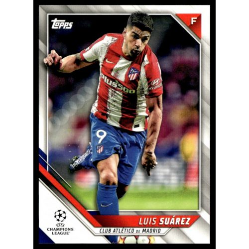 2021 Topps UEFA Champions League  #9 Luis Suárez