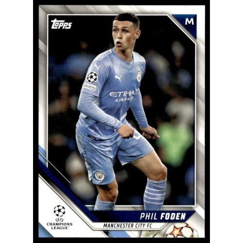 2021 Topps UEFA Champions League  #76 Phil Foden