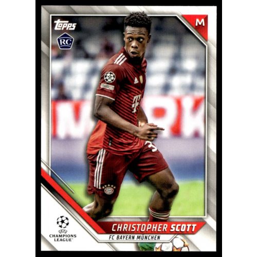 2021 Topps UEFA Champions League  #173 Christopher Scott