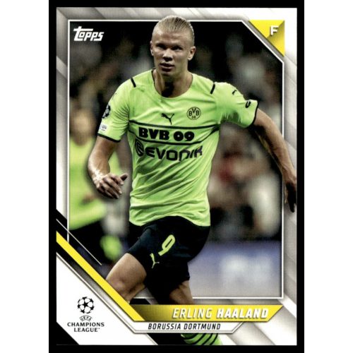 2021 Topps UEFA Champions League  #1 Erling Haaland