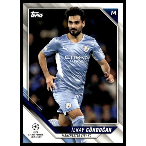 2021 Topps UEFA Champions League  #114 İlkay Gündoğan