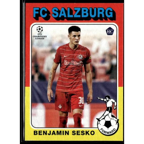 2021 Topps UEFA Champions League 1975-76 Topps Footballers #75-20 Benjamin Sesko