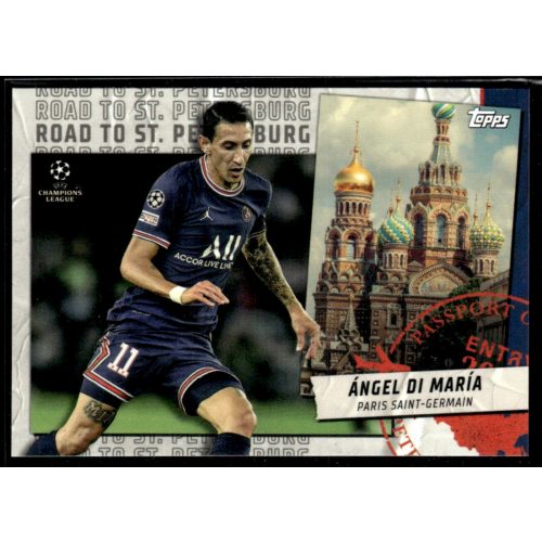 2021 Topps UEFA Champions League Road to St. Petersburg #RSP-15 Ángel Di María