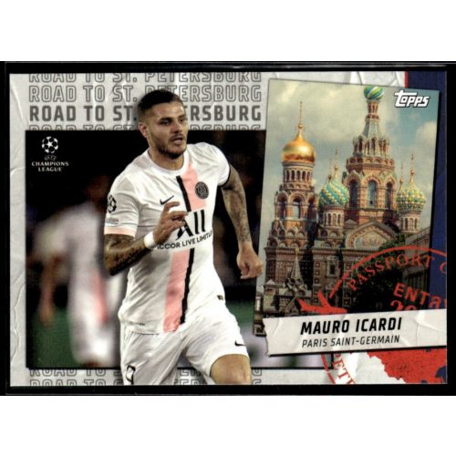 2021 Topps UEFA Champions League Road to St. Petersburg #RSP-02 Mauro Icardi