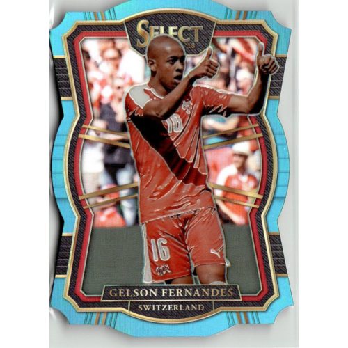 2017 Panini Select Light Blue Die Cut Prizm Mezzanine #110 Gelson Fernandes 184/249