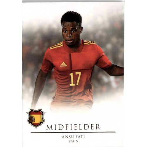 2021 Futera Unique World Football MIDFIELDER #36 Ansu Fati