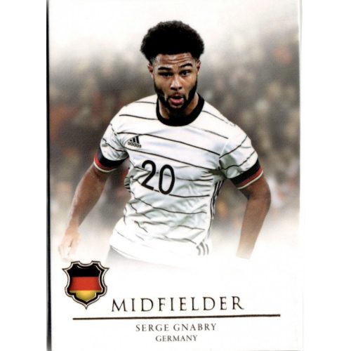 2021 Futera Unique World Football MIDFIELDER #50 Serge Gnabry