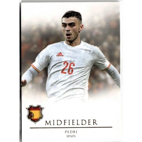 2021 Futera Unique World Football MIDFIELDER #53 Pedri