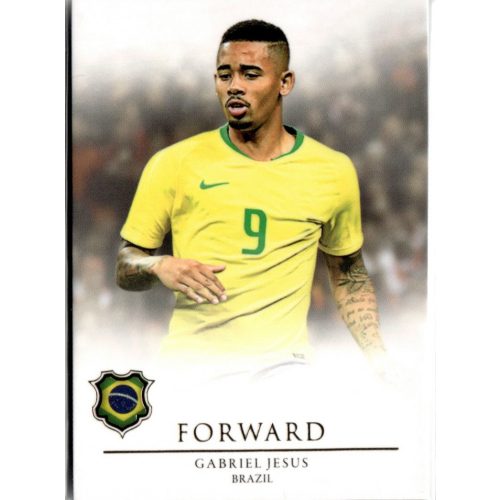 2021 Futera Unique World Football FORWARD #72 Gabriel Jesus