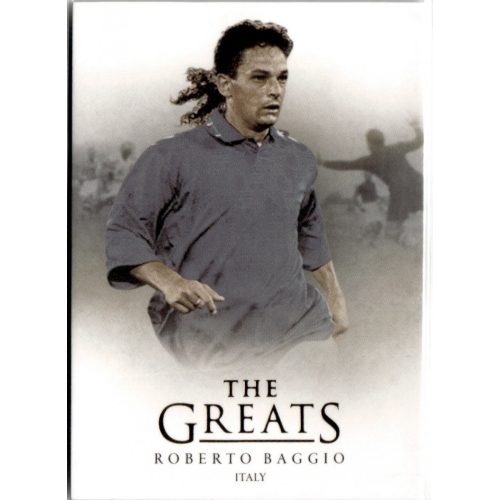 2021 Futera Unique World Football THE GREATS #102 Roberto Baggio