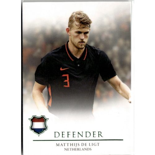 2021 Futera Unique World Football DEFENDER - Emerald #10 Matthijs de Ligt 08/50