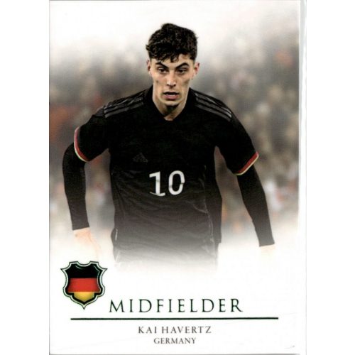 2021 Futera Unique World Football MIDFIELDER - Emerald #43 Kai Havertz 38/50