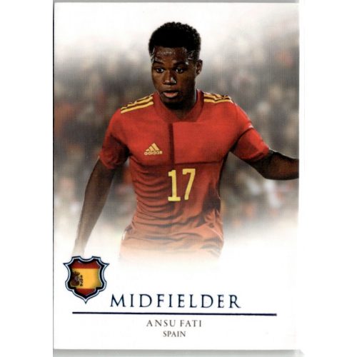 2021 Futera Unique World Football MIDFIELDER - Sapphire #36 Ansu Fati 09/30