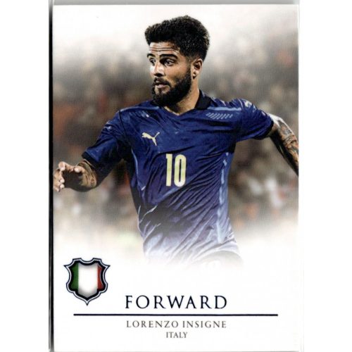 2021 Futera Unique World Football FORWARD - Sapphire #71 Lorenzo Insigne 23/30