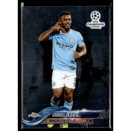 2017 Topps Chrome UEFA Champions League  #8 Gabriel Jesus