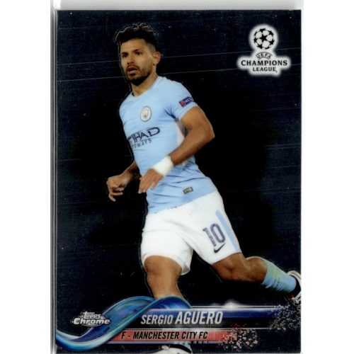 2017 Topps Chrome UEFA Champions League  #48 Sergio Aguero